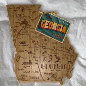 NWT Georgia State Bamboo Cutting Board